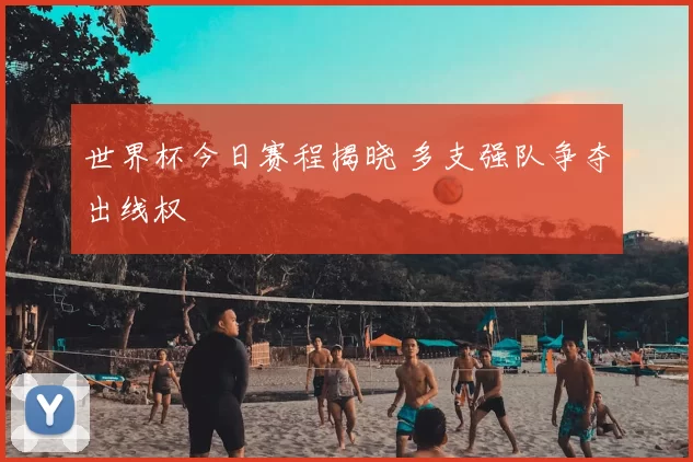 世界杯今日赛程揭晓 多支强队争夺出线权